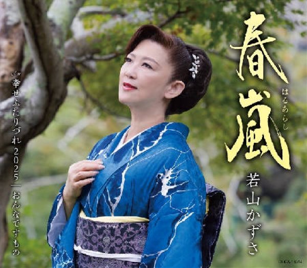 画像1: 春嵐/幸せふたりづれ2025/おんなですもの/若山かずさ [CD] (1)