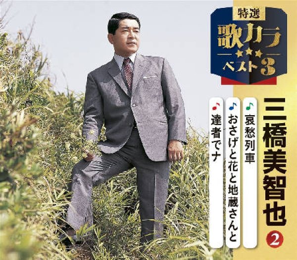 画像1: 特選・歌カラベスト3 哀愁列車/おさげと花と地蔵さんと/達者でナ/三橋美智也 [CD] (1)