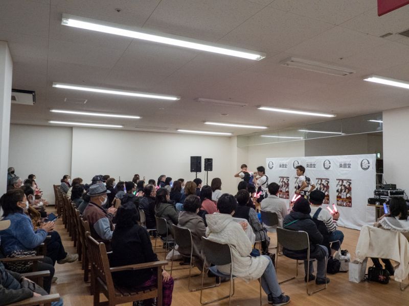 東京力車さん 山西アカリさん 木川尚紀さん 新曲CPを開催しました！ 2023年2月18日 エコス境SC店 楽園堂