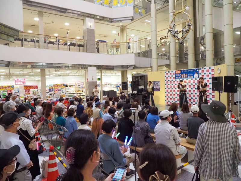 東京力車さん 朝花美穂さん 新曲CPを開催しました！ 2023年6月29日 イオンノア 千葉県野田市 楽園堂