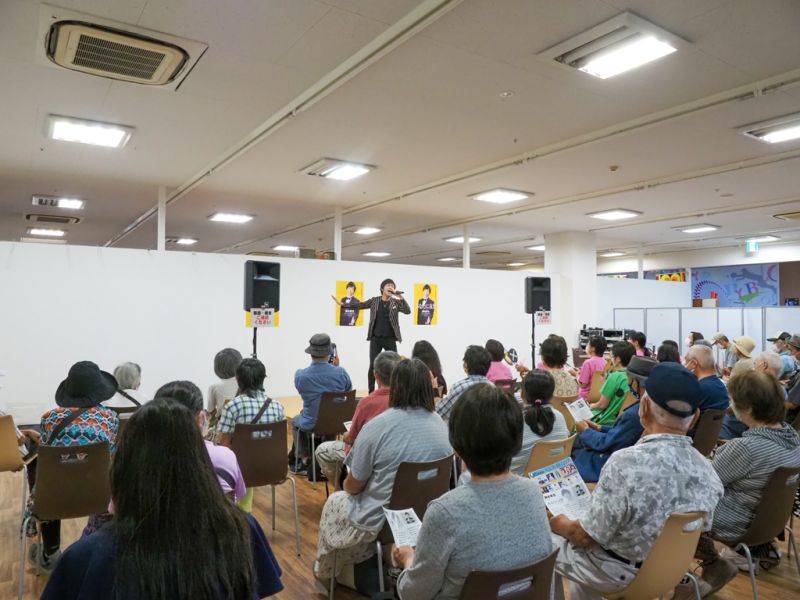 岡本幸太さん 藤井香愛さん 風輪さん 新曲CPを開催しました！ 2023年8月12日 スーパーバリュー上尾愛宕店 楽園堂