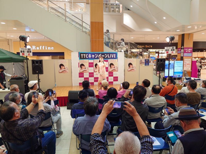 咲良えつこさん 藤井香愛さん 岩波理恵さん イオンモール下妻で新曲キャンペーンを開催！2024年4月13日