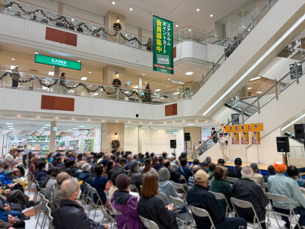 【ユアエルム成田】大石まどか、里野鈴妹、新曲キャンペーンを開催しました！11月18日 