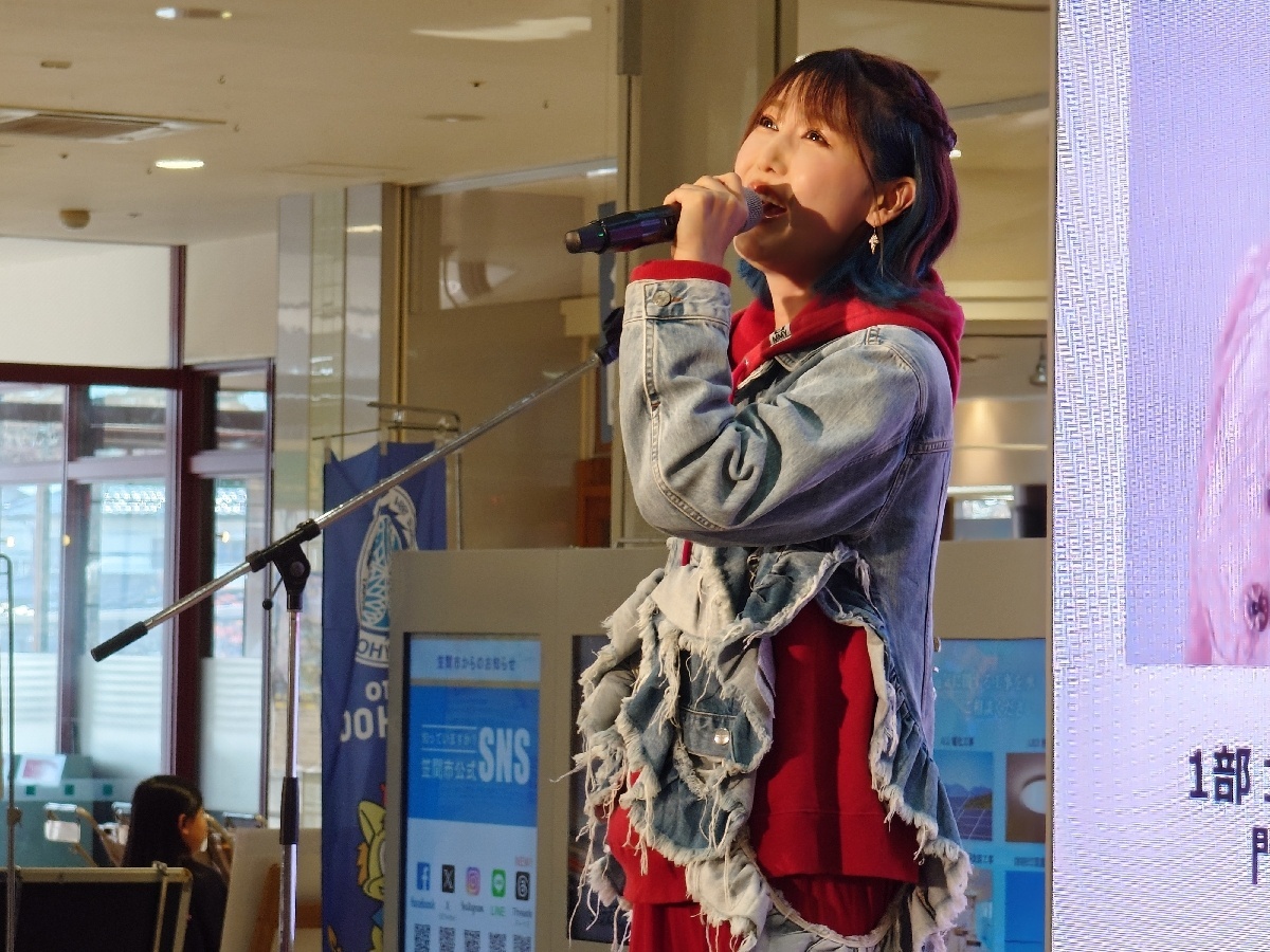 おかゆ イオン笠間 ミニライブ 写真2